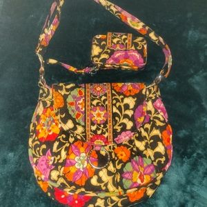 Vera Bradley Messenger bag w/ wristlet